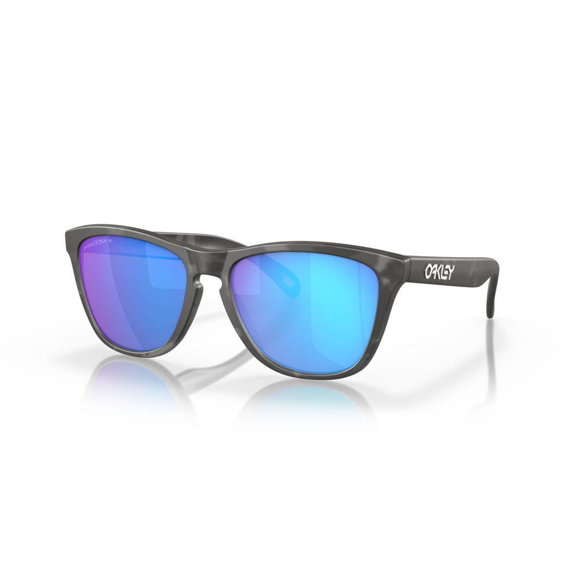 Oakley Frogskins (Low Bridge Fit) Matte Black Tortoise/Prizm Sapphire Polarized 0OO9245-9245D8