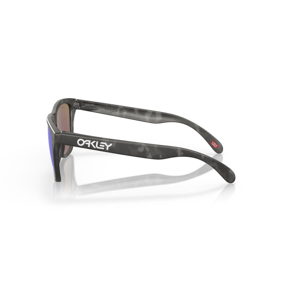 Oakley Frogskins (Low Bridge Fit) Matte Black Tortoise/Prizm Sapphire Polarized 0OO9245-9245D8