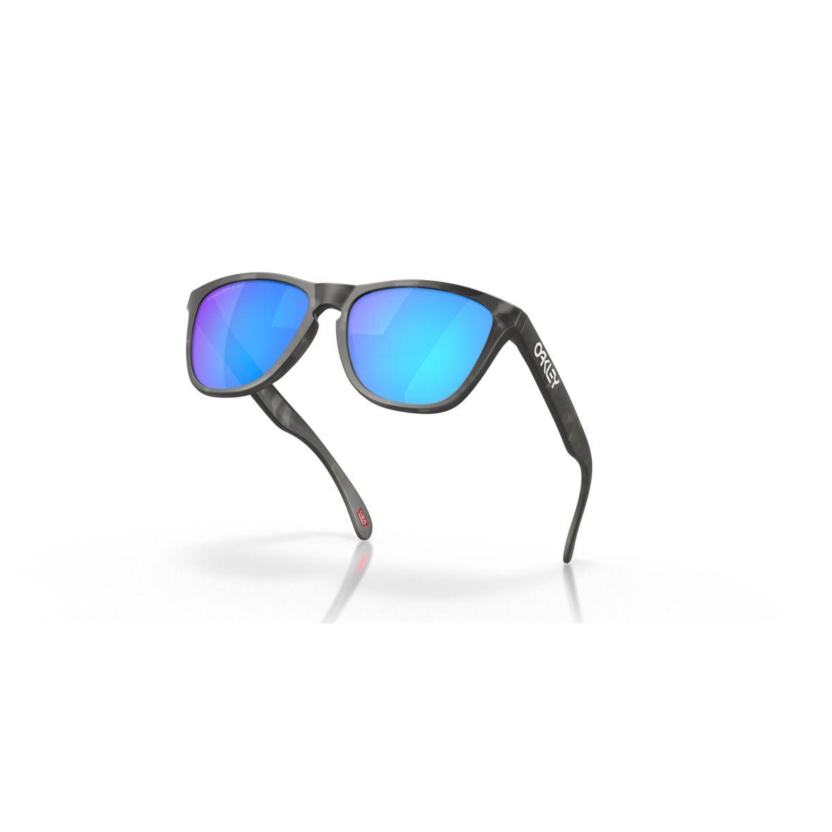 Oakley Frogskins (Low Bridge Fit) Matte Black Tortoise/Prizm Sapphire Polarized 0OO9245-9245D8