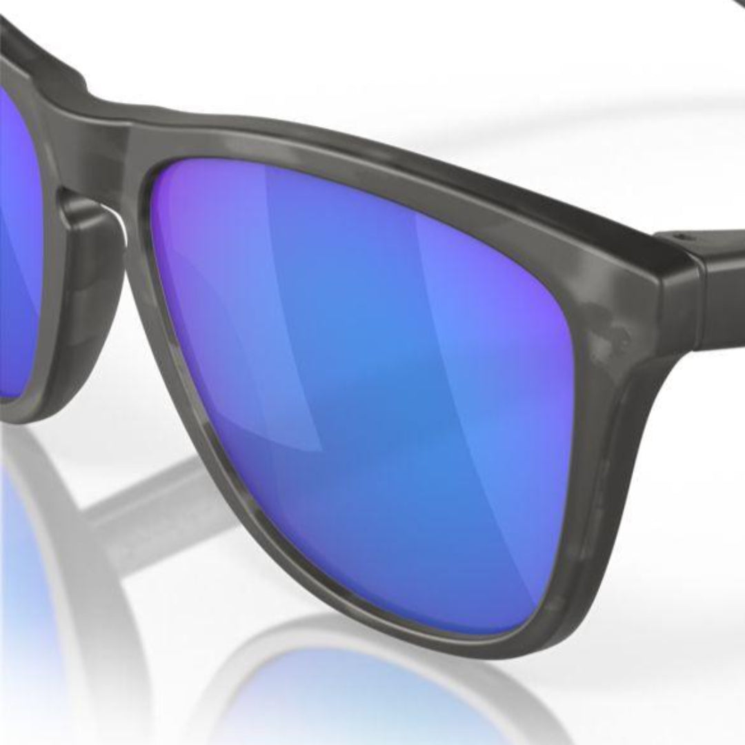 Oakley Frogskins (Low Bridge Fit) Matte Black Tortoise/Prizm Sapphire Polarized 0OO9245-9245D8