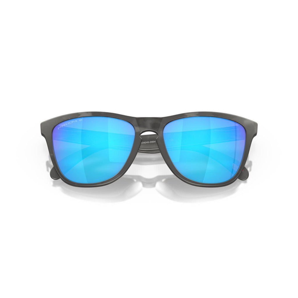 Oakley Frogskins (Low Bridge Fit) Matte Black Tortoise/Prizm Sapphire Polarized 0OO9245-9245D8