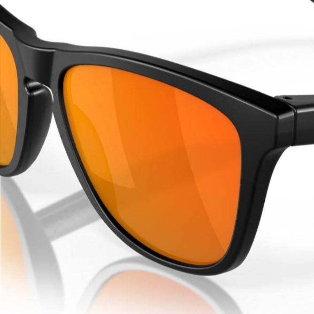 Oakley Frogskins (Low Bridge Fit) Matte Black/Prizm Ruby 0OO9245-924563