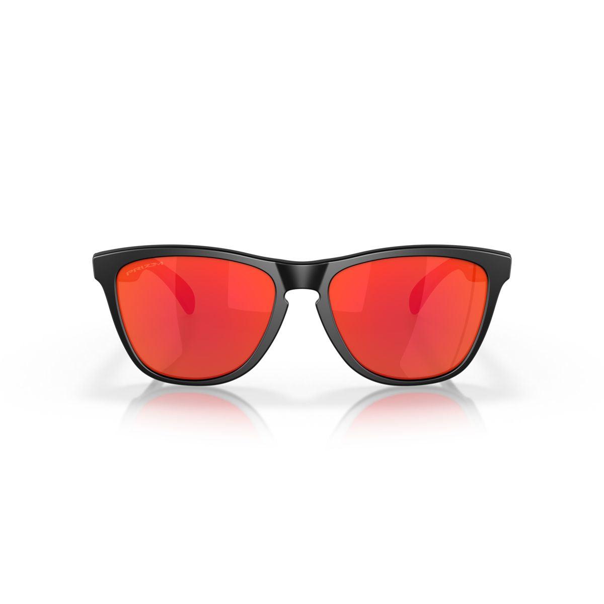 Oakley Frogskins (Low Bridge Fit) Matte Black/Prizm Ruby 0OO9245-924563