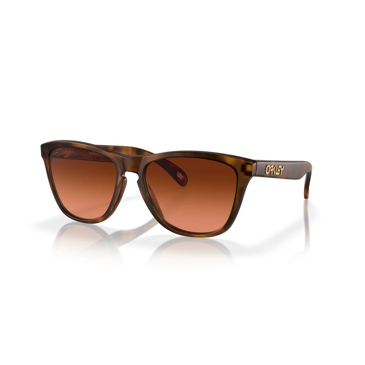 Oakley Frogskins (Low Bridge Fit) Matte Brown Tortoise/Prizm Brown Gradient 0OO9245-9245D1