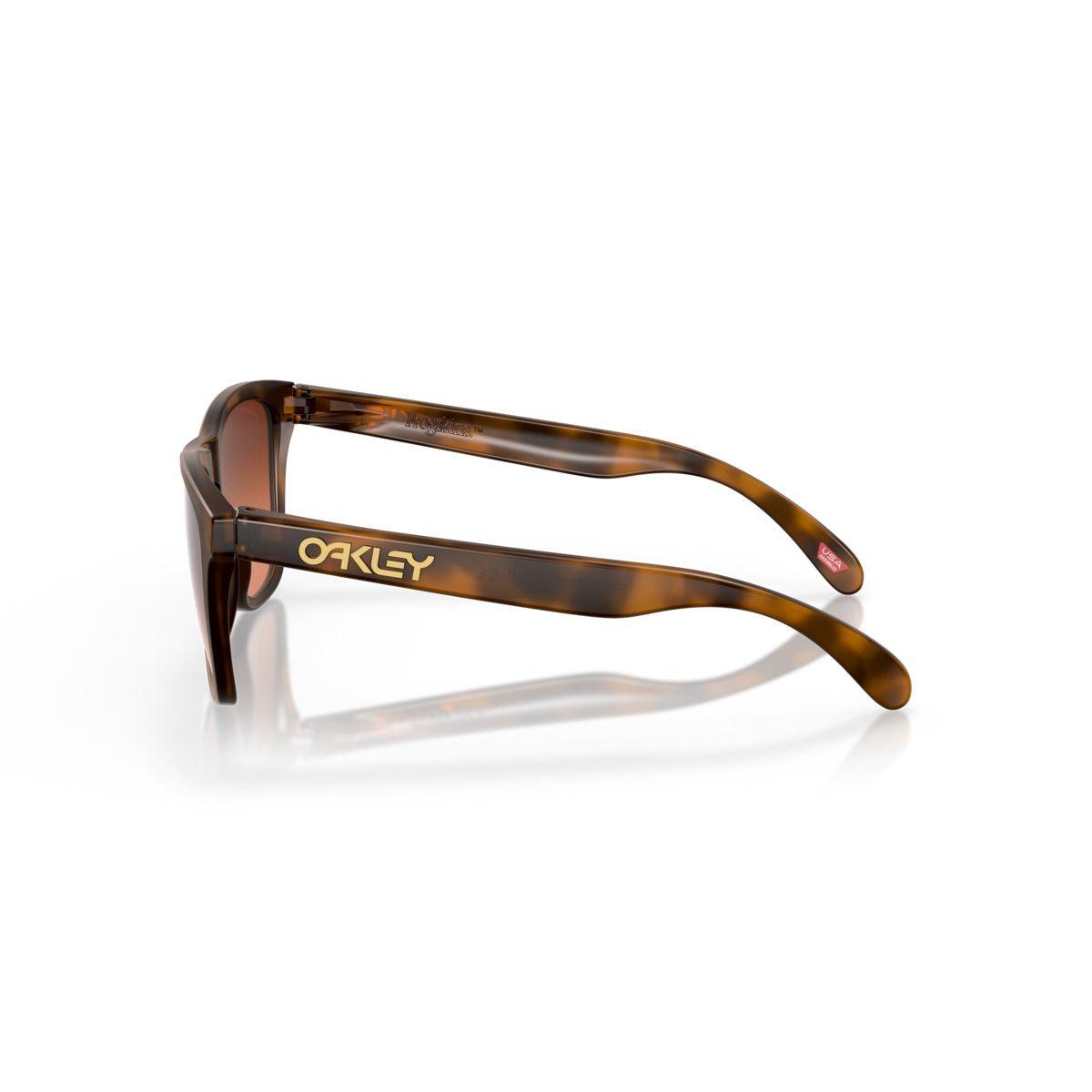 Oakley Frogskins (Low Bridge Fit) Matte Brown Tortoise/Prizm Brown Gradient 0OO9245-9245D1