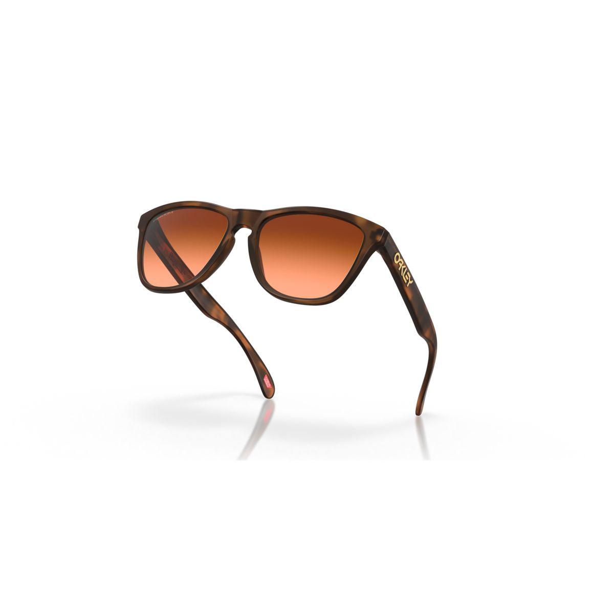 Oakley Frogskins (Low Bridge Fit) Matte Brown Tortoise/Prizm Brown Gradient 0OO9245-9245D1