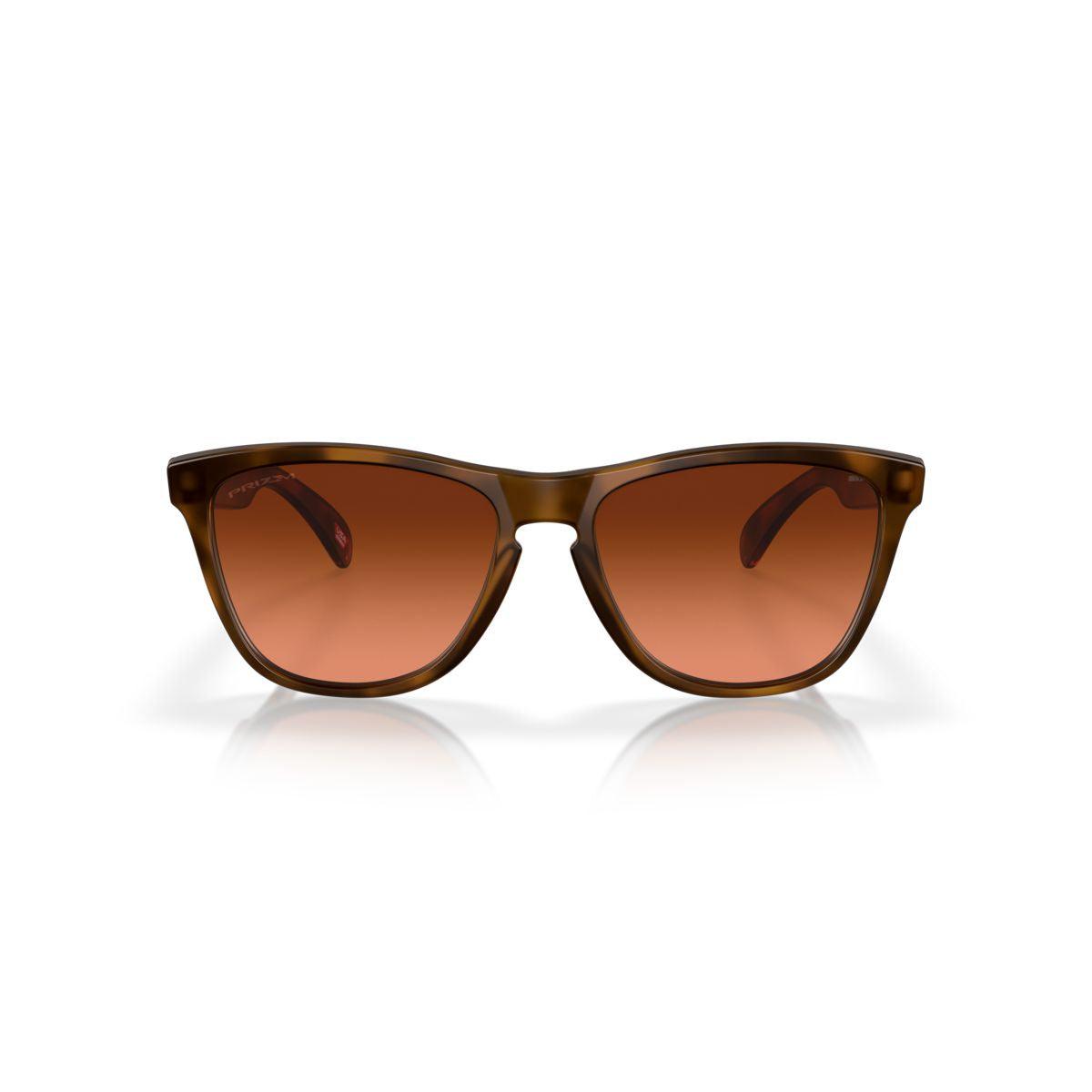Oakley Frogskins (Low Bridge Fit) Matte Brown Tortoise/Prizm Brown Gradient 0OO9245-9245D1