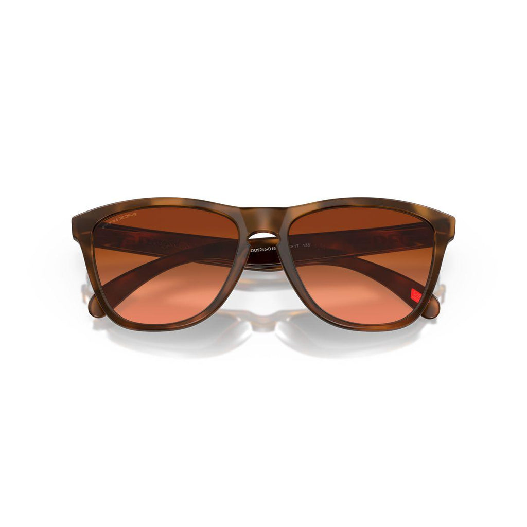 Oakley Frogskins (Low Bridge Fit) Matte Brown Tortoise/Prizm Brown Gradient 0OO9245-9245D1