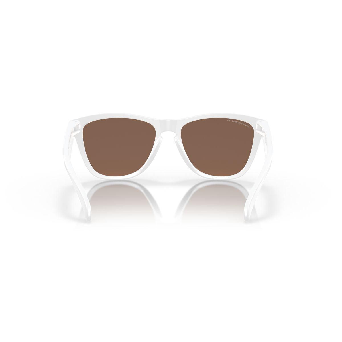 Oakley Frogskins (Low Bridge Fit) Matte White/Prizm 24K Polarized 0OO9245-9245D9