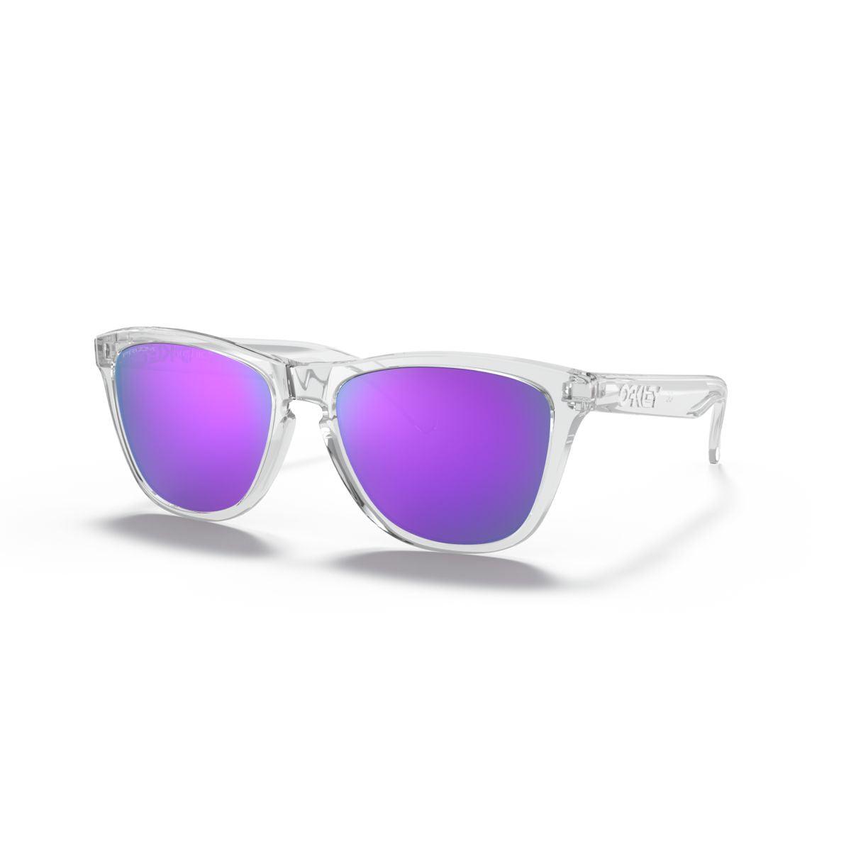 Oakley Frogskins (Low Bridge Fit) Polished Clear/Prizm Violet 0OO9245-924596