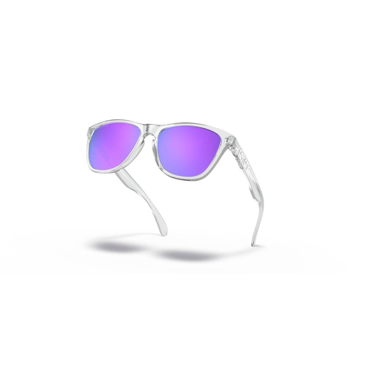 Oakley Frogskins (Low Bridge Fit) Polished Clear/Prizm Violet 0OO9245-924596